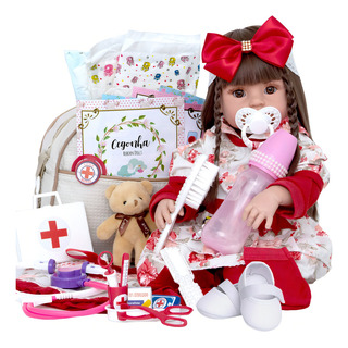 Bebê Reborn Boneca Baby Laura 100% Silicone Realista Barata Bebê Reborn Boneca Baby Laura 100% Silicone Realista Barata