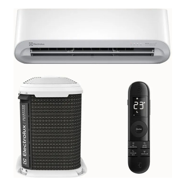 Ar Condicionado Split Hi Wall Electrolux Color 9k Frio Cor Branco Ui09f Ue09f