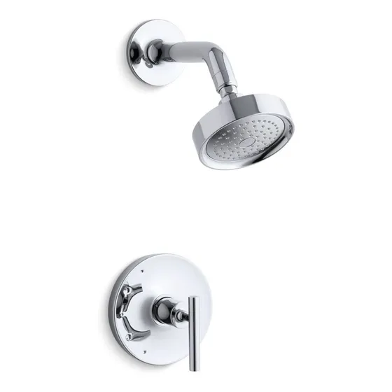 Ducha 2.5 Gpm Moldura Rite-temp Mango Palanca Cromo Pulido
