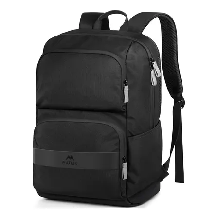 Mochila Para Laptop Mochila Escolar y de viaje para Impermeable Para Hombre y Mujer Matein 1728 Color Negro