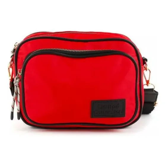 Bandolera Canva Tokio En Nylon Super Oferta Azur