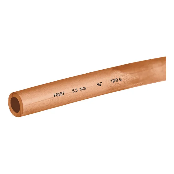 Tubo Flexible Cobre 1/4´ X 15m Gas Aire Comprimido 48155