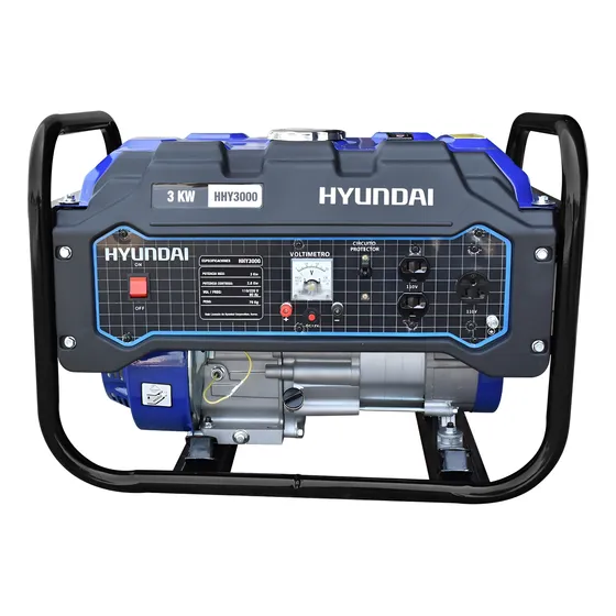Generador Hyundai Gasolina 3000 Watts 110/220v Bifasico 60hz