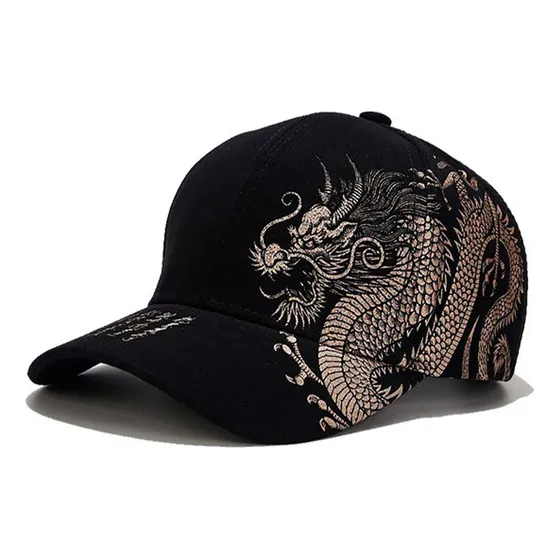 Gorra Cachucha Beisbolera Del Año Del Dragon Chino Logotipo