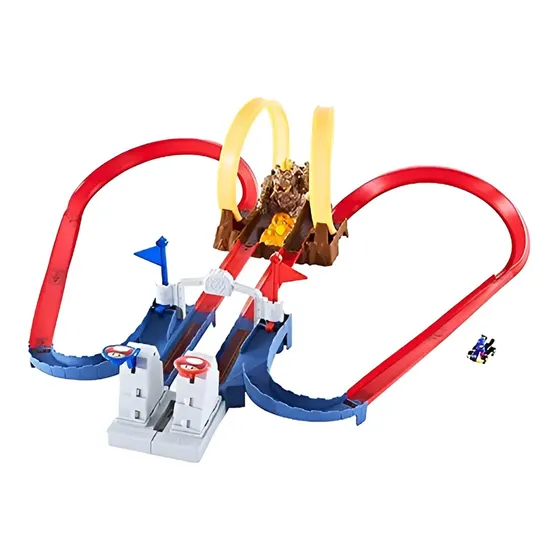 Hot Wheels Mario Kart Bowser's Castle Chaos Modular Track Co | Cuotas sin interés
