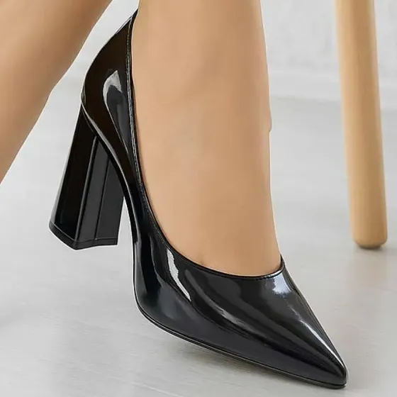 Scarpin Sapato Feminino Salto Alto Grosso Confortável Scapin