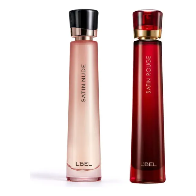 Pack Dos X Uno Perfumes Satin Nude + Satin Rouge Lbel Volumen De La Unidad 100 Ml