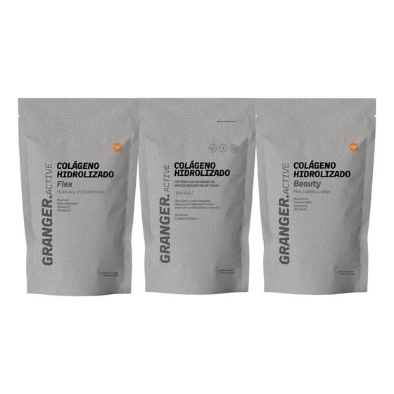 Granger Active Colágeno Beauty + Clear + Flex Naranja 250g