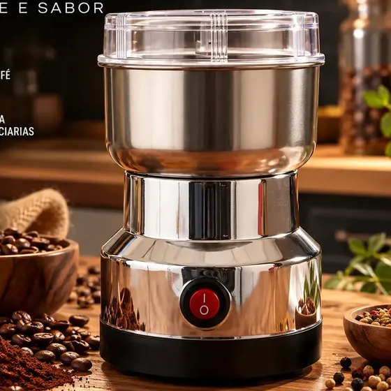 Moedor Café Triturador Elétrico De Grãos Sementes Ervas 110v Lamericano