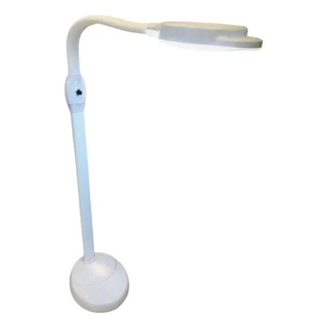 Lampara De Pie Led Con Lupa  4 Dioptrías -  Cosmetologia