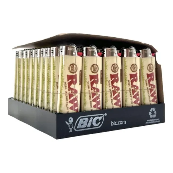 Encendedores Bic Diseño Raw Organic 50 Piezas