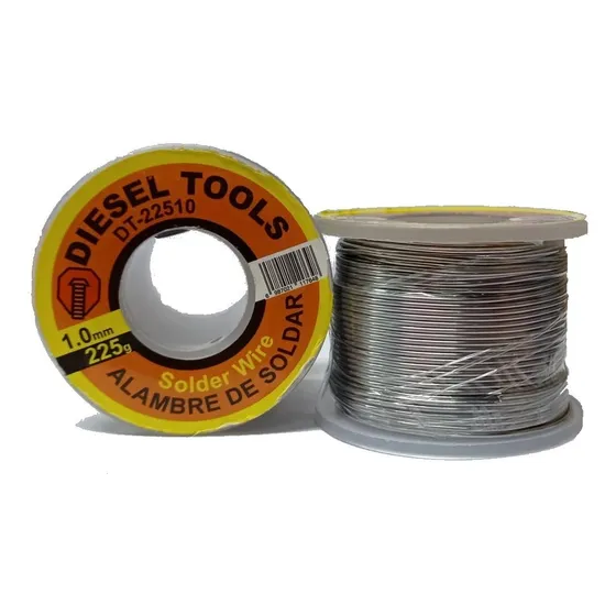 Estaño Rollo Grande 225g 40/60-1.0mm 36mts Diesel Tools