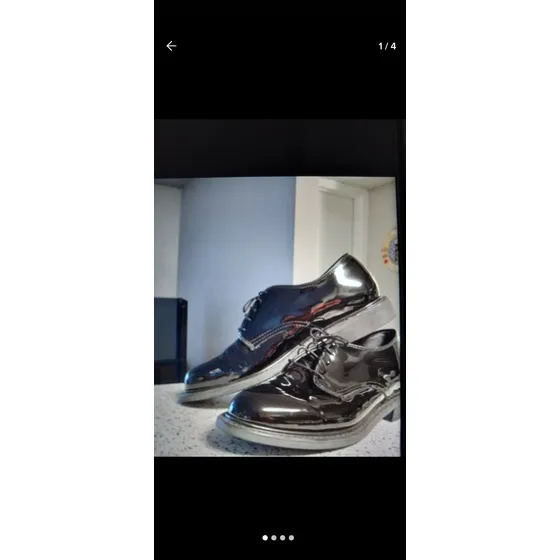 Zapato De Vestir Militar Patente