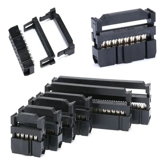 5x Conector Latch Idc Femea 08 Vias Fc08 P/ Cabo Flat 8 Vias