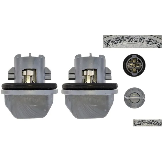 2 Socket De Cuarto Calavera Volkswagen Seat Mazda Audi 921