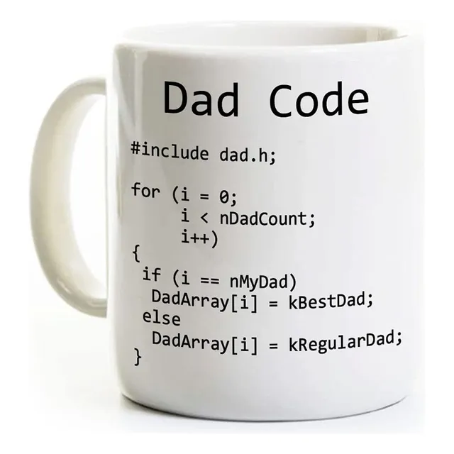 Taza De Café Programadores Papá Codificador  Papá Cã...