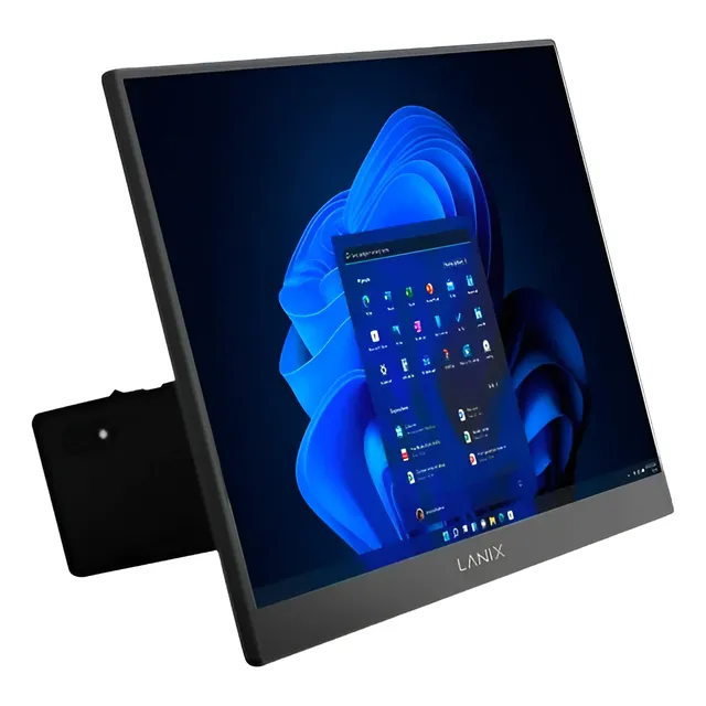 Monitor Portátil Lanix Lx160 De 15.6  - Ideal Para Ti Negro