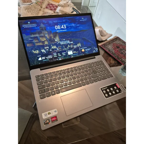 Notebook Lenovo Ultrafino Ideapad 3 Amd Ryzen 7 8gb 256gbssd