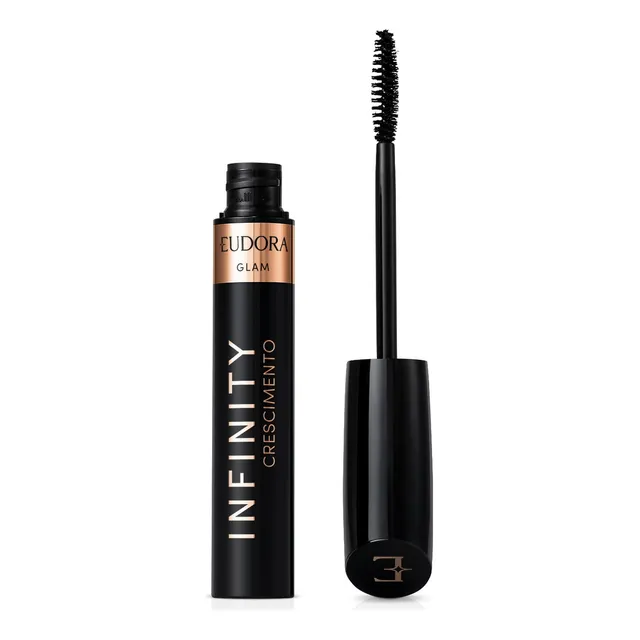 Eudora Glam Máscara Para Cílios By Camila Queiroz 8,5g Cor Preto
