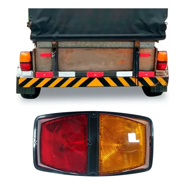 Lanterna Universal Para Carretinha Reboque Tipo Canoinha