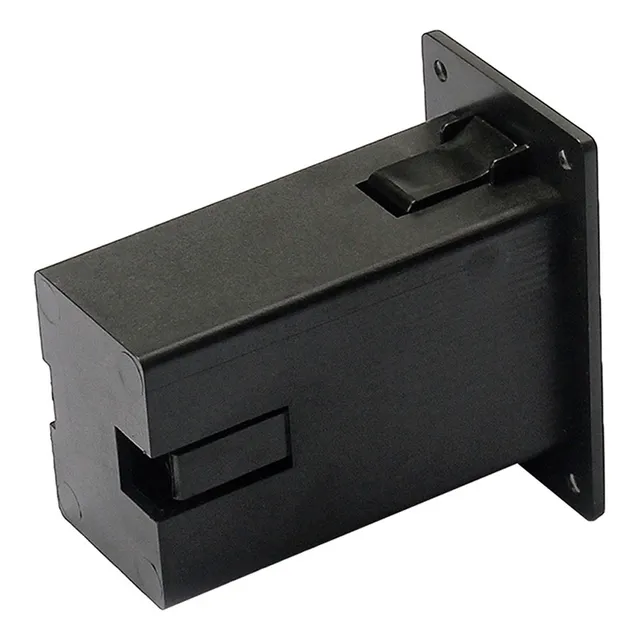 Caja Portabaterías De Plástico De 9v, 2,2 X 1,97 X 1,22 PuLG