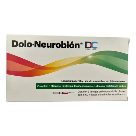 Dolo-neurobión Dc Solución Inyectable 3 Jer. Precargadas 3ml