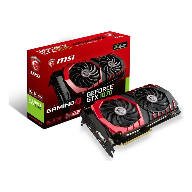Tarjeta Gráfica Msi Gaming Geforce Gtx 1070 8gb Gddr5