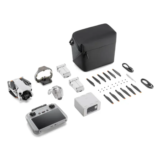 Drone Dji Mini 4 Pro Uhd Control Rc2 - Combo 3 Baterias Plus