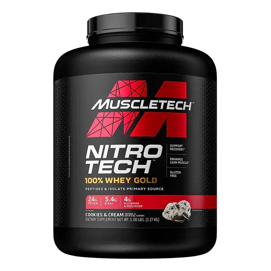 Muscletech Nitro Tech Whey Gold Proteina 5 Lbs