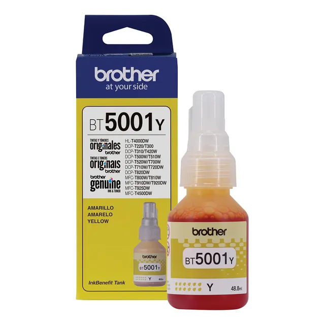 Kit De 4 Tintas Originales Brother -d60bk Bt5001 C M Y