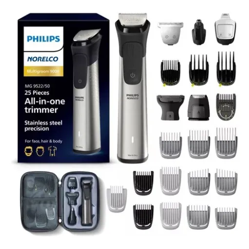 Kit de Higiene Philips Norelco Multigroom 27 Peças Série 9000 MG9522/50