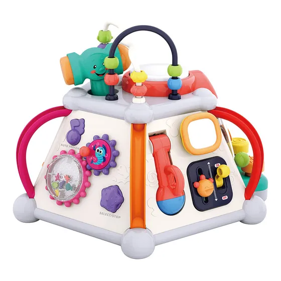 Hola Baby Playset Pirámide De Actividades Con Luces Musica J