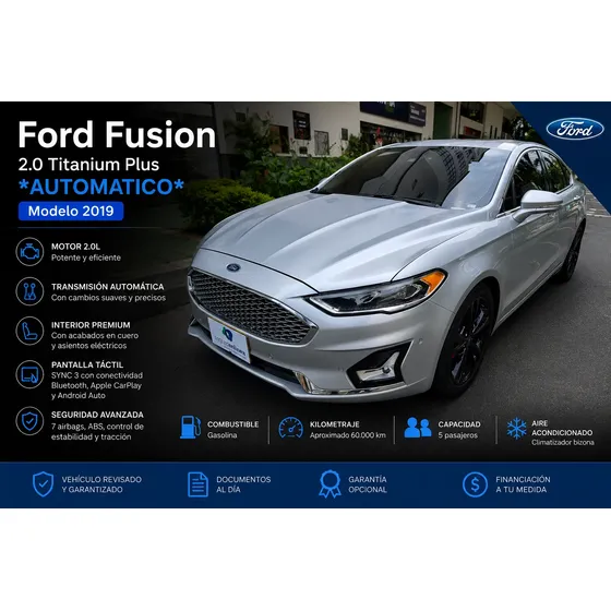 Ford Fusion 2019 2.0 Titanium Plus