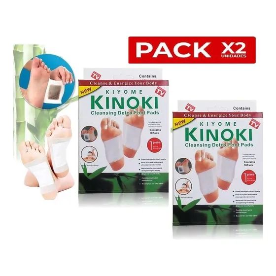 20x Parches Detox Desintoxicantes Para Pies Cuidado Corporal