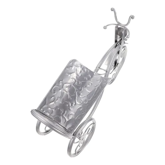 Soporte Para Botella Vino Motocicleta Metal Escultura