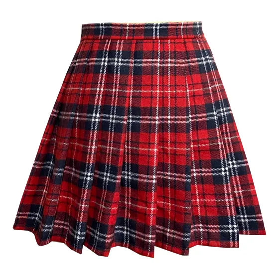 Falda Tableada Básica Tartán Grunge/punk/goth/rave