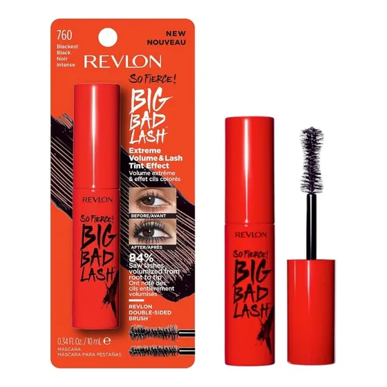 Máscara De Cílios Revlon Big Bad Lash 760 Black Intense 10ml