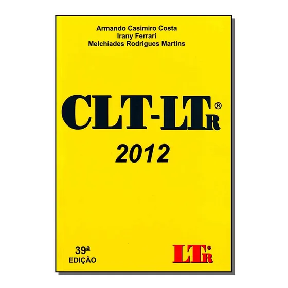Livro C L T - Ltr 2012