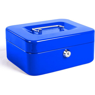 Caja Metálica Efectivo Cerradura Portatil N°2 Rd 25x20x9 Cm Caja Metálica Efectivo Cerradura Portatil N°2 Rd 25x20x9 Cm