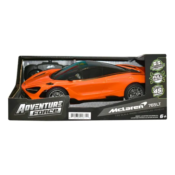 Mclaren 765lt  Vehículo De Juguete Rc Adventure Force Naranja