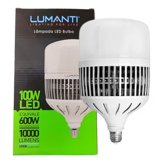 LĂąmpada Led Bulbo Alta PotĂȘncia 100w 6500k 127/220v - Lumanti LĂąmpada Led Bulbo Alta PotĂȘncia 100w 6500k 127/220v - Lumanti