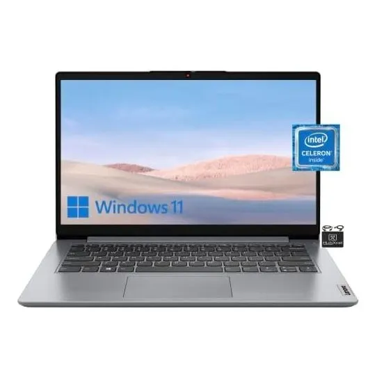Laptop Lenovo Ideapad 14'' Celeron N4020 4gb 64gb -gris