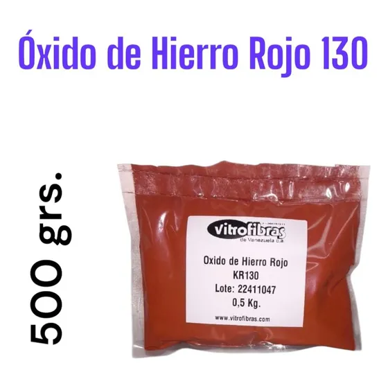 Oxido De Hierro Rojo 130 (1/2 Kg).