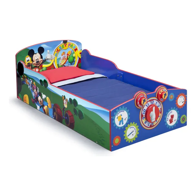 Cama Infantil De Madera Mickey Mouse Disney Para Niños