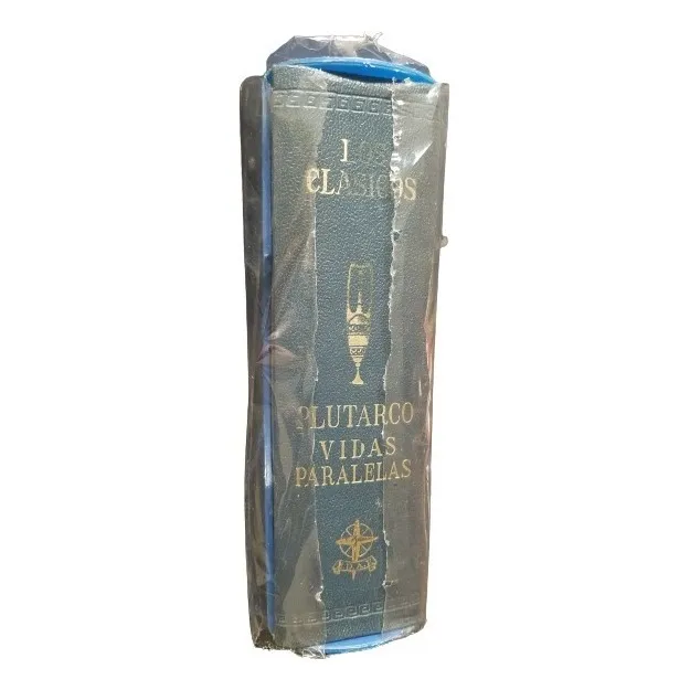 Vidas Paralelas Plutarco Papel Biblia Tapa Cuero Nuevo