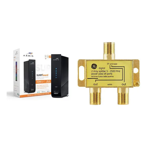 Arris Surfboard Docsis Cable Modem Dual-band Wi-fi Router Ge