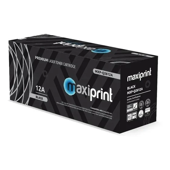 Toner Maxiprint Hp 12a Canon 104 / Fx9 Para M1010 1012