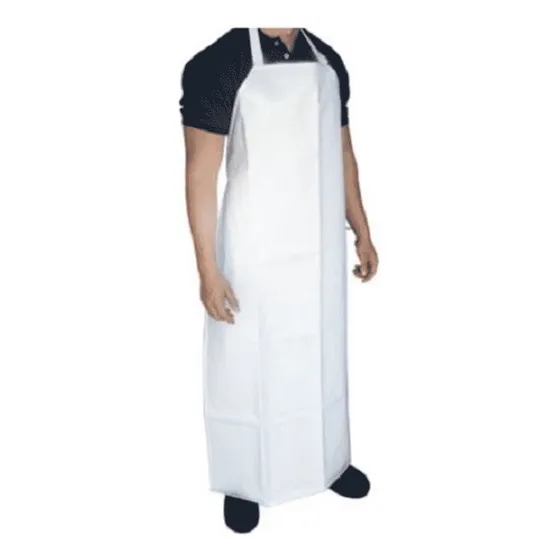 Delantal De Pvc Blanco (10 Unidades)