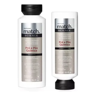 Match Science PrĂ© E PĂłs-quĂmica Shampoo + Condicionador Boti Match Science PrĂ© E PĂłs-quĂmica Shampoo + Condicionador Boti