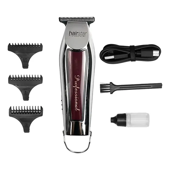 Maquininha Barbeiro Aparador Profissional Hairstar Km-202